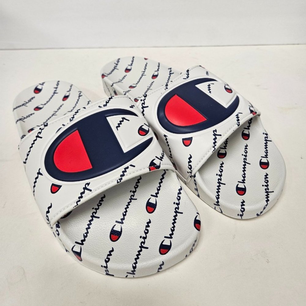 Champion Men's IPO REPEAT, White/White - Size 10 - New without Tag